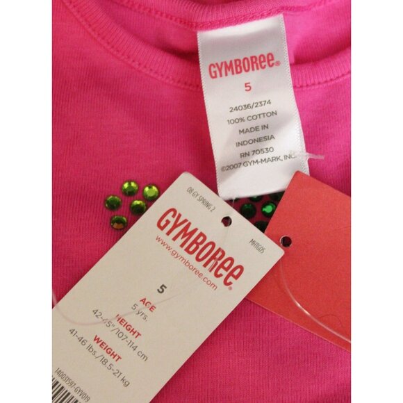 2008 Gymboree Tennis Match Outfit sz 5 NWT Girls Shirt Skort Pink Turtle Pockets - Picture 7 of 8